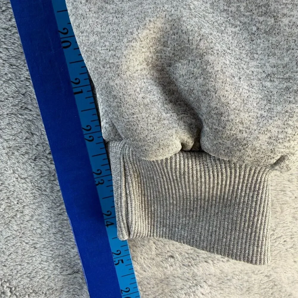 Hollister Gray Sherpa Lined Fleece Jogger Sweatpants Men's Medium M